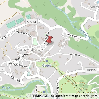 Mappa Piazza III Reggimento Alpini, 12, 10050 Sauze d'Oulx, Torino (Piemonte)
