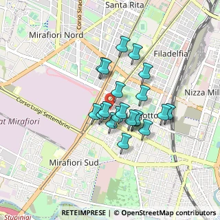 Mappa Via Melchiorre Voli, 10135 Torino TO, Italia (0.6415)