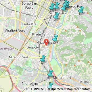 Mappa Lato Ovest N. Snc, 10127 Torino TO, Italia (3.33154)
