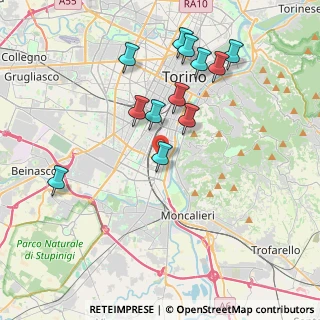 Mappa Lato Ovest N. Snc, 10127 Torino TO, Italia (3.88167)