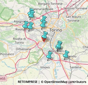 Mappa Corpo 5, 10135 Torino TO, Italia (6.64091)