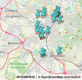 Mappa Via Podgora, 10135 Torino TO, Italia (3.62737)