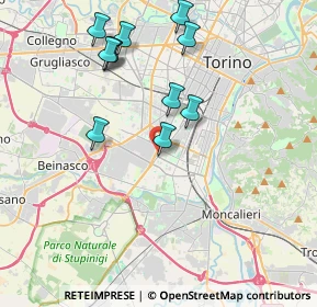 Mappa Mirafiori Sud, 10135 Torino TO, Italia (3.96909)