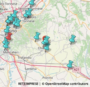 Mappa Via Ambuschetti, 10023 Chieri TO, Italia (10.644)