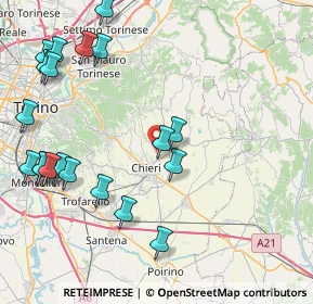 Mappa Via Ambuschetti, 10023 Chieri TO, Italia (10.323)
