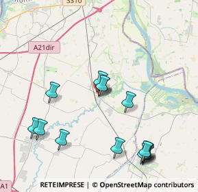 Mappa Via Rastelli, 29010 Piacenza PC, Italia (4.39571)