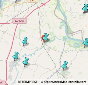 Mappa Via Rastelli, 29010 Piacenza PC, Italia (7.05462)