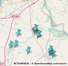 Mappa Via Rastelli, 29010 Piacenza PC, Italia (3.86)