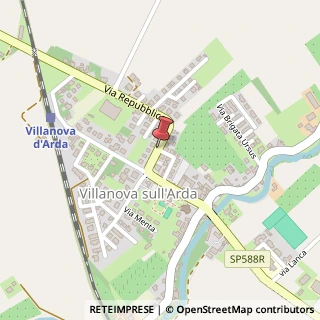 Mappa Via repubblica 132, 29010 Villanova sull'Arda, Piacenza (Emilia Romagna)