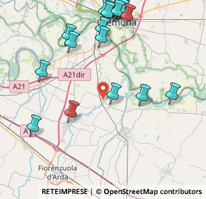 Mappa Via Rastelli, 29010 Piacenza PC, Italia (10.0595)