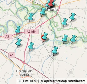 Mappa Via Rastelli, 29010 Piacenza PC, Italia (9.5075)