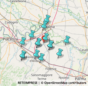 Mappa Via Rastelli, 29010 Piacenza PC, Italia (11.42733)