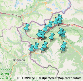 Mappa Piazza III Reggimento Alpini, 10050 Sauze d'Oulx TO, Italia (10.0405)