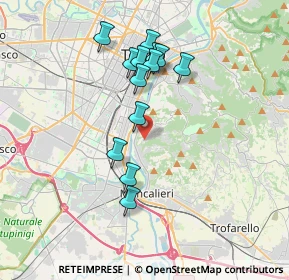 Mappa Strada del Fioccardo, 10133 Torino TO, Italia (3.32077)