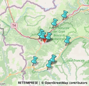 Mappa Via Oulx, 10050 Sauze D'oulx TO, Italia (5.80636)