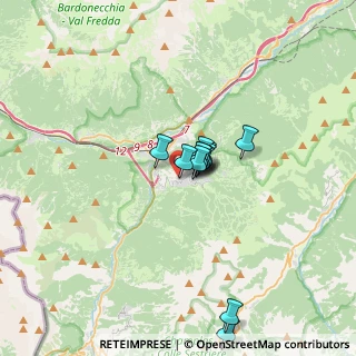 Mappa Via Oulx, 10050 Sauze D'oulx TO, Italia (2.27083)