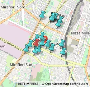 Mappa Via Giuditta Sidoli, 10135 Torino TO, Italia (0.7205)