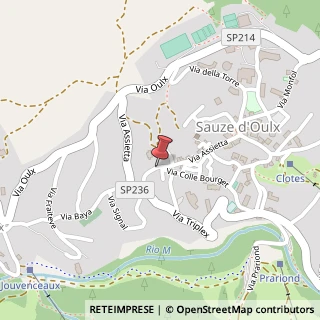 Mappa Via assietta 24, 10050 Sauze d'Oulx, Torino (Piemonte)