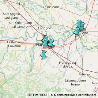 Mappa Via Bologna, 29122 Piacenza PC, Italia (11.57636)