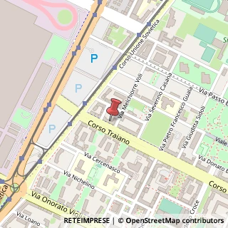 Mappa Corso Traiano, 13, 10135 Torino, Torino (Piemonte)