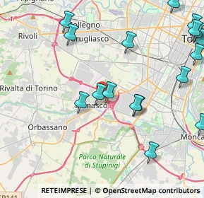 Mappa Via VIII Marzo, 10092 Beinasco TO, Italia (5.836)