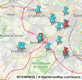Mappa Via VIII Marzo, 10092 Beinasco TO, Italia (3.91933)