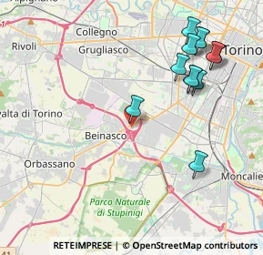 Mappa Viale Fornaci, 10092 Beinasco TO, Italia (4.52583)