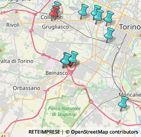 Mappa Viale Fornaci, 10092 Beinasco TO, Italia (4.41273)