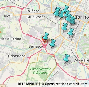 Mappa Viale Fornaci, 10092 Beinasco TO, Italia (4.39538)