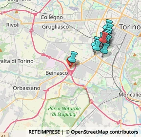Mappa Viale Fornaci, 10092 Beinasco TO, Italia (3.88692)