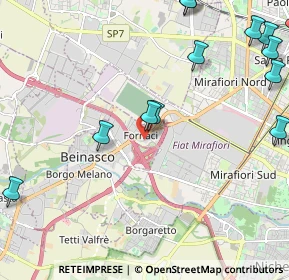 Mappa Viale Fornaci, 10092 Beinasco TO, Italia (2.97231)