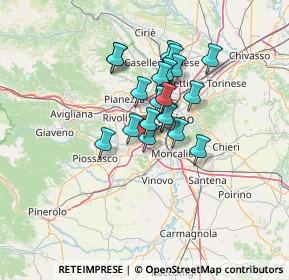 Mappa Viale Fornaci, 10092 Beinasco TO, Italia (9.474)