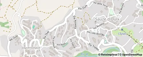 Mappa Sauze d'Oulx
