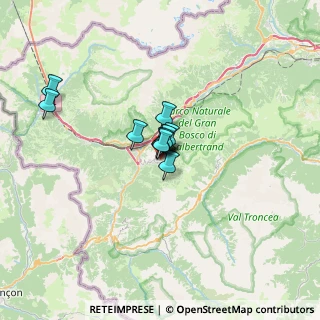 Mappa Via Clotes, 10050 Sauze d'Oulx TO, Italia (3.41364)