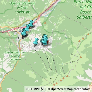 Mappa Via Clotes, 10050 Sauze d'Oulx TO, Italia (1.3465)