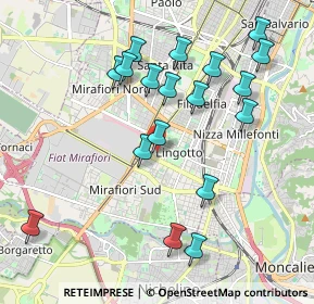 Mappa Via Severino Casana, 10144 Torino TO, Italia (2.05333)
