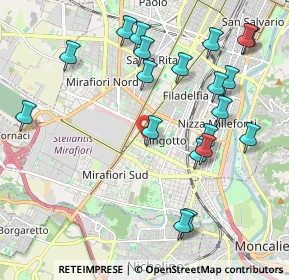 Mappa Via Severino Casana, 10144 Torino TO, Italia (2.298)