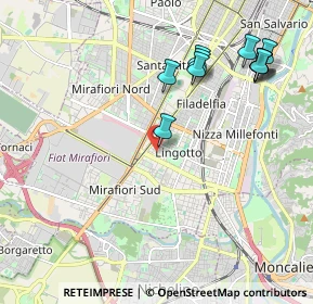 Mappa Via Severino Casana, 10144 Torino TO, Italia (2.32636)