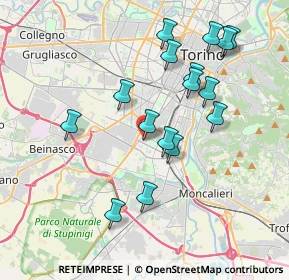Mappa Via Severino Casana, 10144 Torino TO, Italia (3.71875)