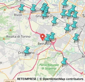 Mappa Via Rivoli, 10092 Beinasco TO, Italia (5.03421)