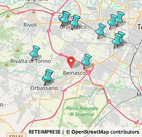 Mappa Via Rivoli, 10092 Beinasco TO, Italia (4.5)