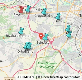 Mappa Via Rivoli, 10092 Beinasco TO, Italia (4.19909)