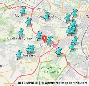 Mappa Via Rivoli, 10092 Beinasco TO, Italia (4.3055)