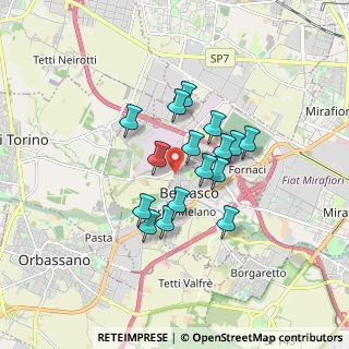 Mappa Via Rivoli, 10092 Beinasco TO, Italia (1.2825)