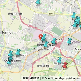 Mappa Via Rivoli, 10092 Beinasco TO, Italia (3.069)