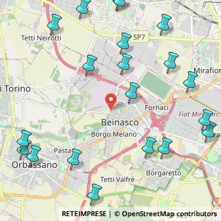 Mappa Via Rivoli, 10092 Beinasco TO, Italia (3.0765)