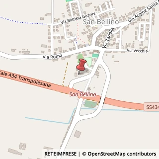 Mappa Via Zanella, 30, 45020 San Bellino, Rovigo (Veneto)