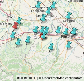 Mappa Strada Castel San Giovanni, 29011 Borgonovo Val Tidone PC, Italia (15.897)