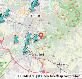 Mappa Strada di Tetti Gramaglia, 10133 Torino TO, Italia (5.75833)