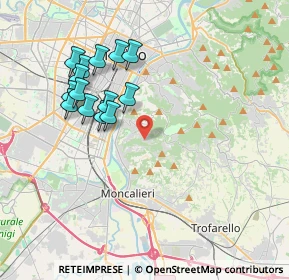 Mappa Strada di Tetti Gramaglia, 10133 Torino TO, Italia (3.71929)